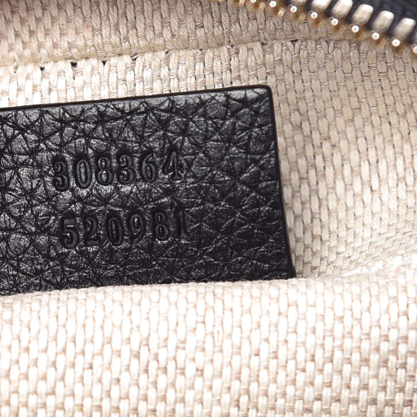 Pebbled Calfskin Small Soho Disco Bag Black