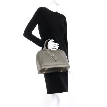 Louis Vuitton Vernis Alma PM Gris Art Deco 2 of 8