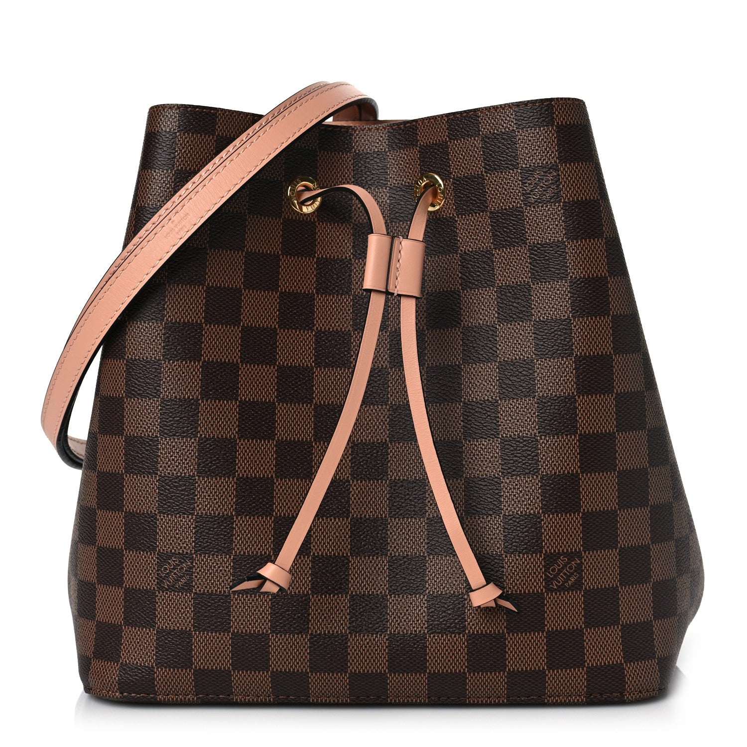 Louis Vuitton Damier Ebene Neonoe MM Venus Pink 1 of 8