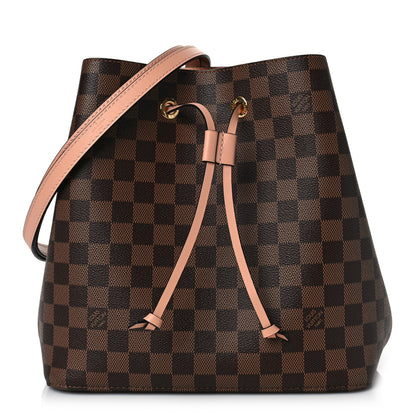 Louis Vuitton Damier Ebene Neonoe MM Venus Pink 1 of 8