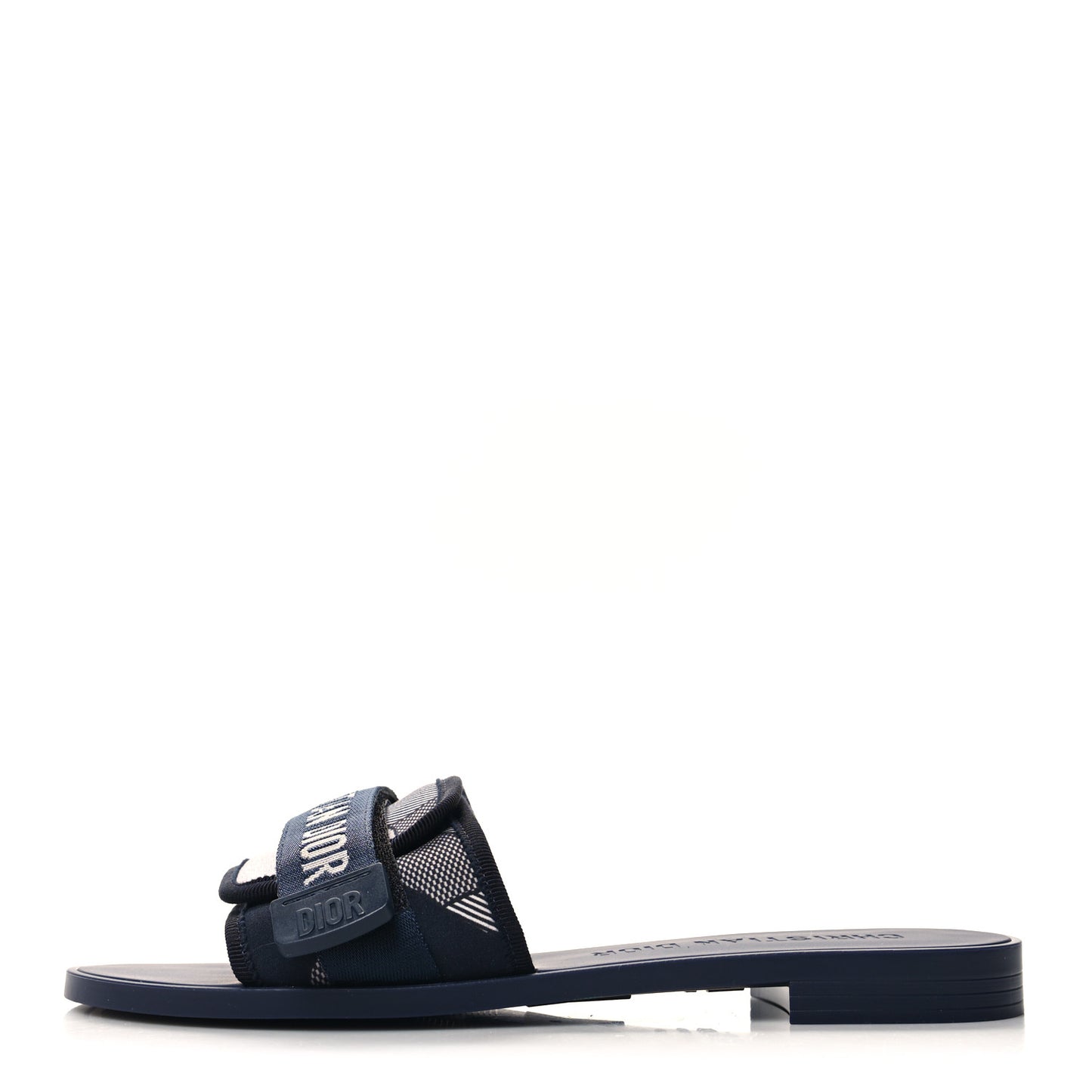 Technical Stretch Fabric Camouflage Dio(r)evolution Slide Sandals 39 Deep Blue