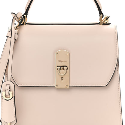 Salvatore Ferragamo Smooth Calfskin Small Boxyz Beige 8 of 10