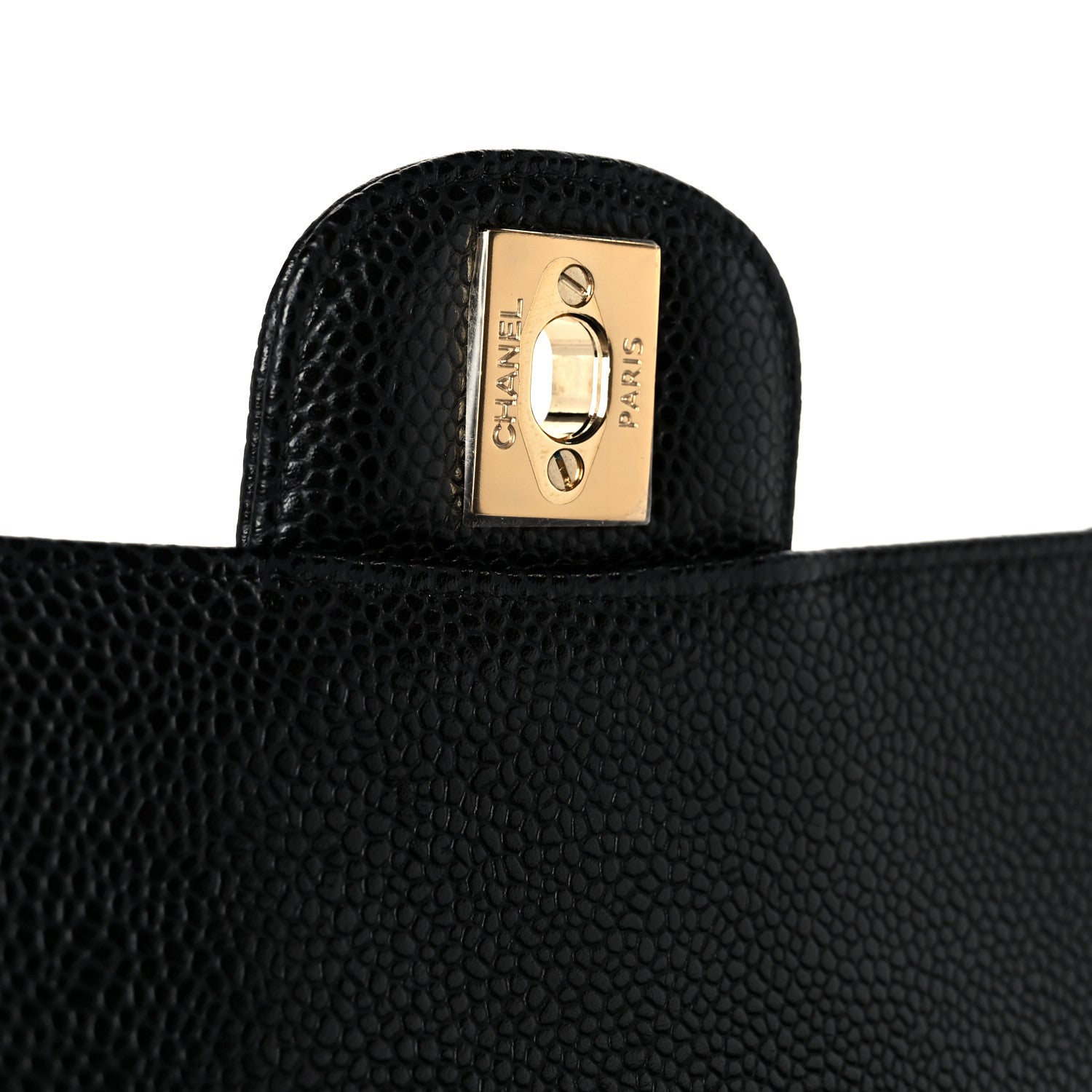 Chanel Caviar Quilted Medium Double Flap Black 7 of 12