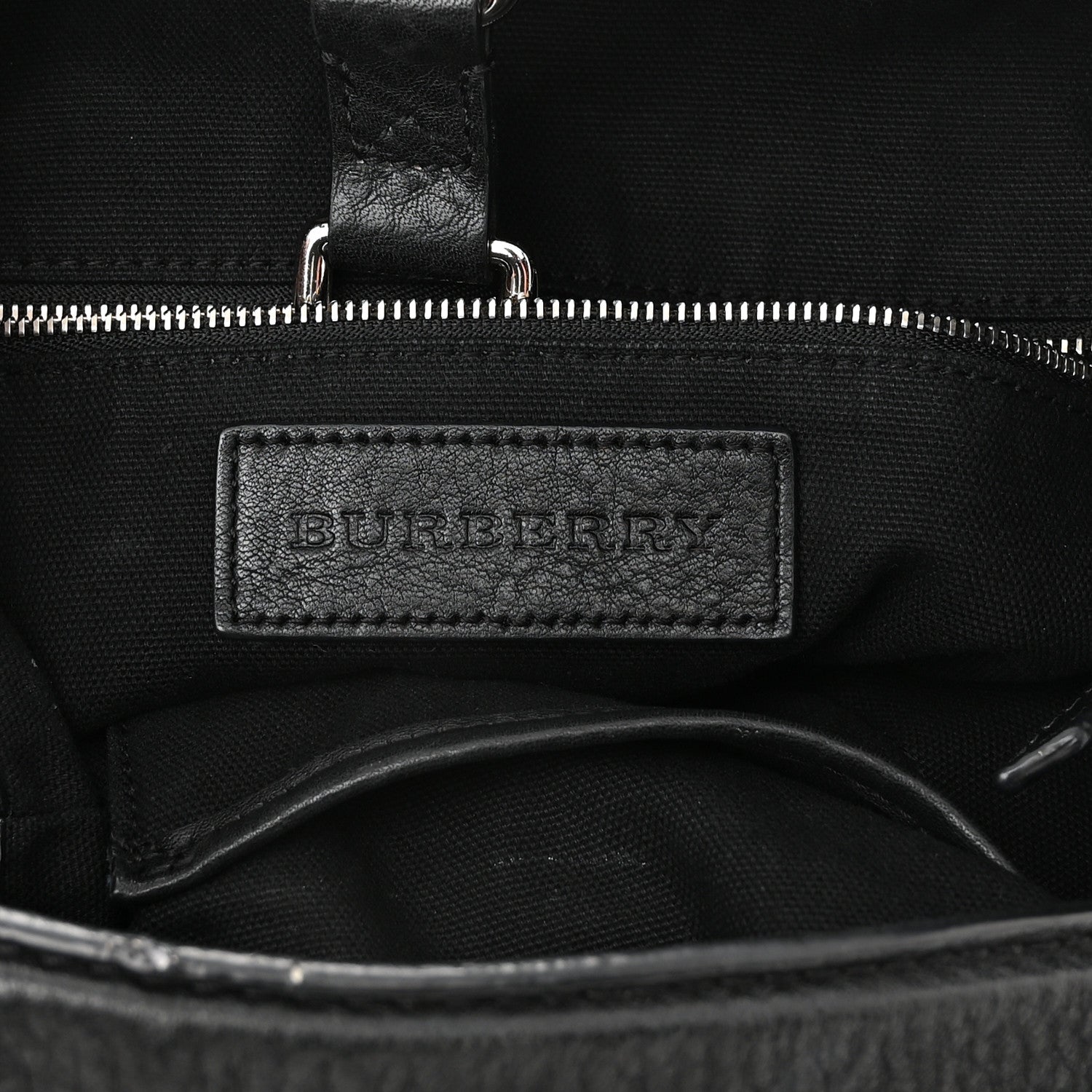 Burberry Calfskin Studded Medium Susanna Hobo Black 6 of 12