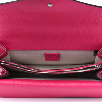 Gucci Pebbled Calfskin Embellished Guccify Small Dionysus Shoulder Bag Rosa 3 of 4