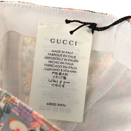 Gucci X LIBERTY OF LONDON Canvas Infinity Abbey Baseball XS Hat Perfect Pink Ivory 8 of 8
