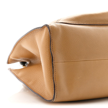 Gucci Calfskin Bamboo Handle Tote Beige 8 of 9