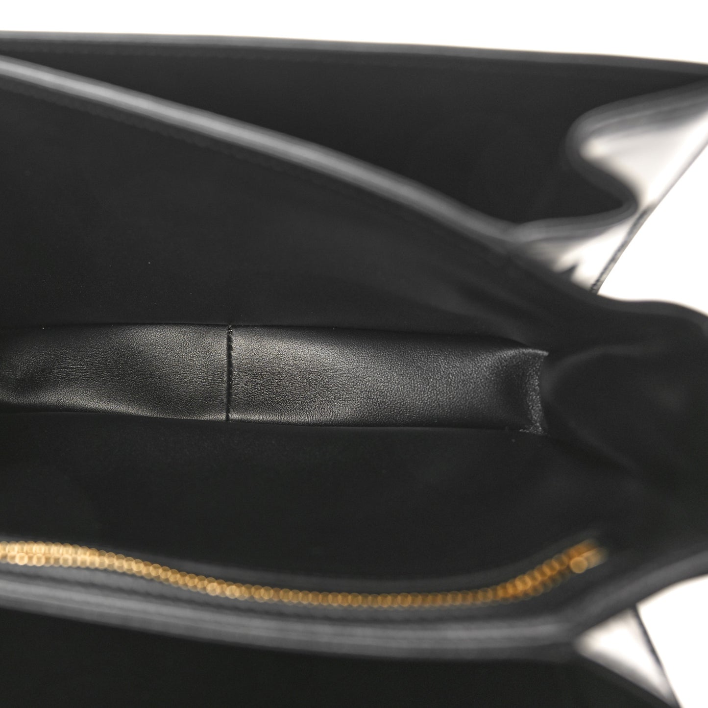 Shiny Calfskin Medium Triomphe Black