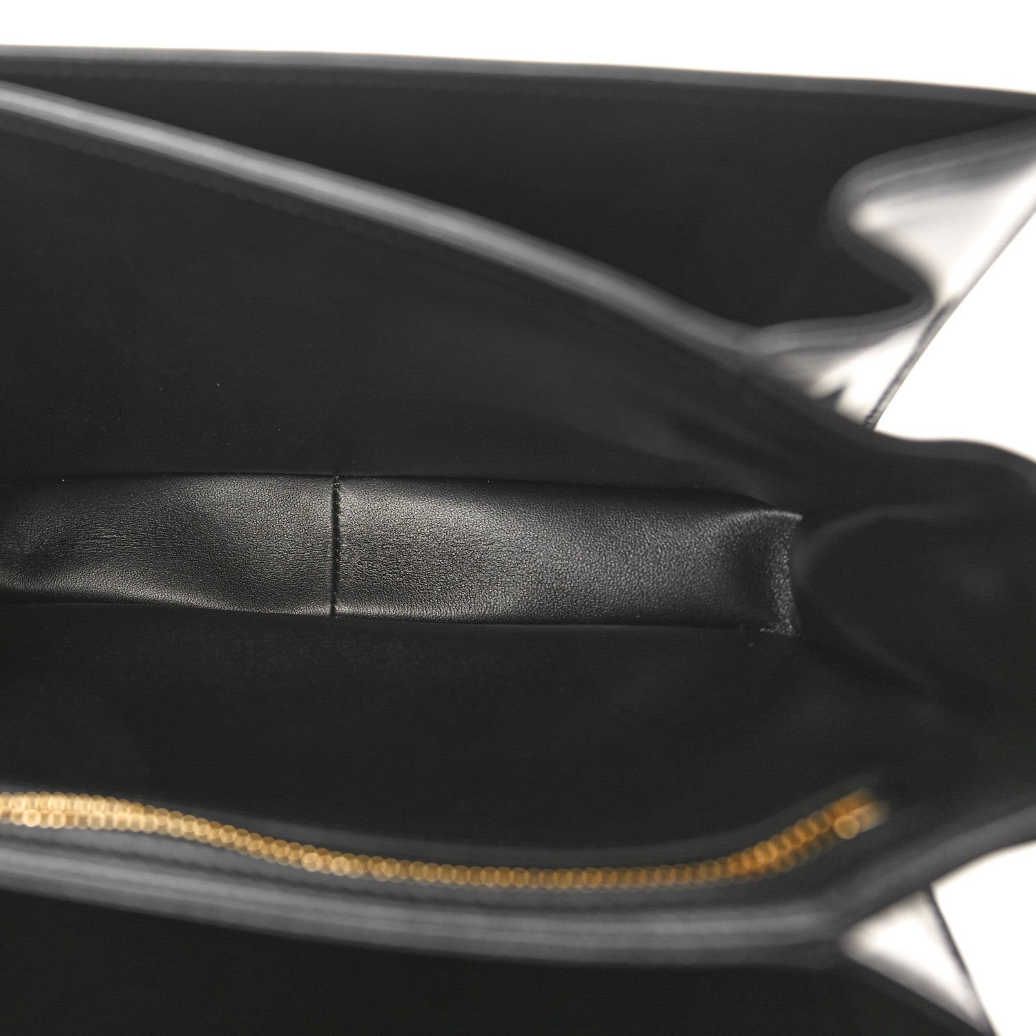 Celine Shiny Calfskin Medium Triomphe Black 5 of 9