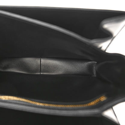 Celine Shiny Calfskin Medium Triomphe Black 5 of 9