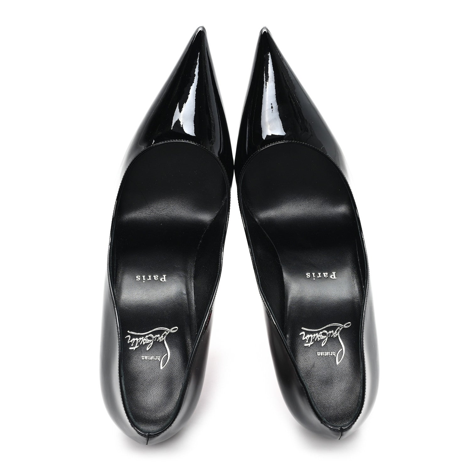 Christian Louboutin Patent Miss Z 100 Pumps 39 Black 2 of 9