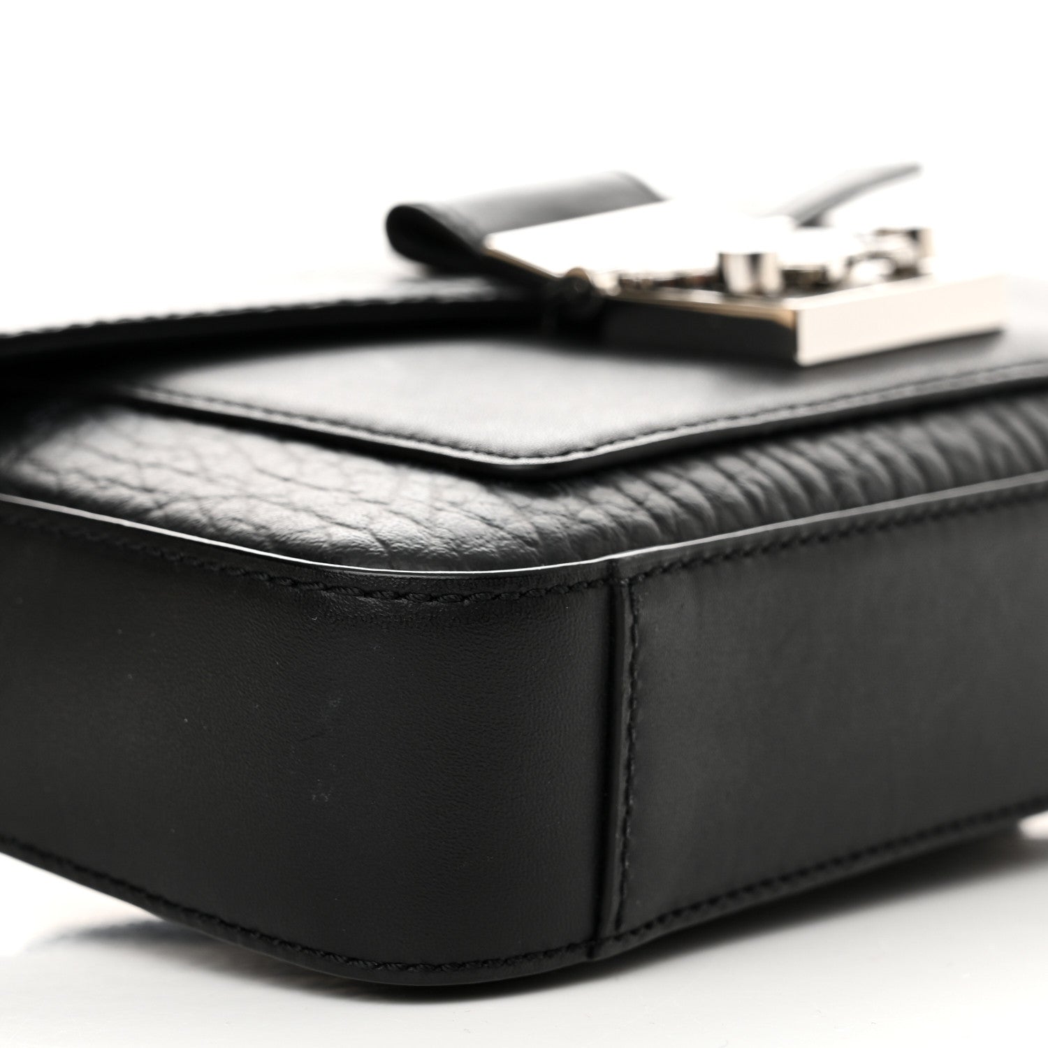 MCM Visetos Small Millie Crossbody Belt Bag Black 8 of 9