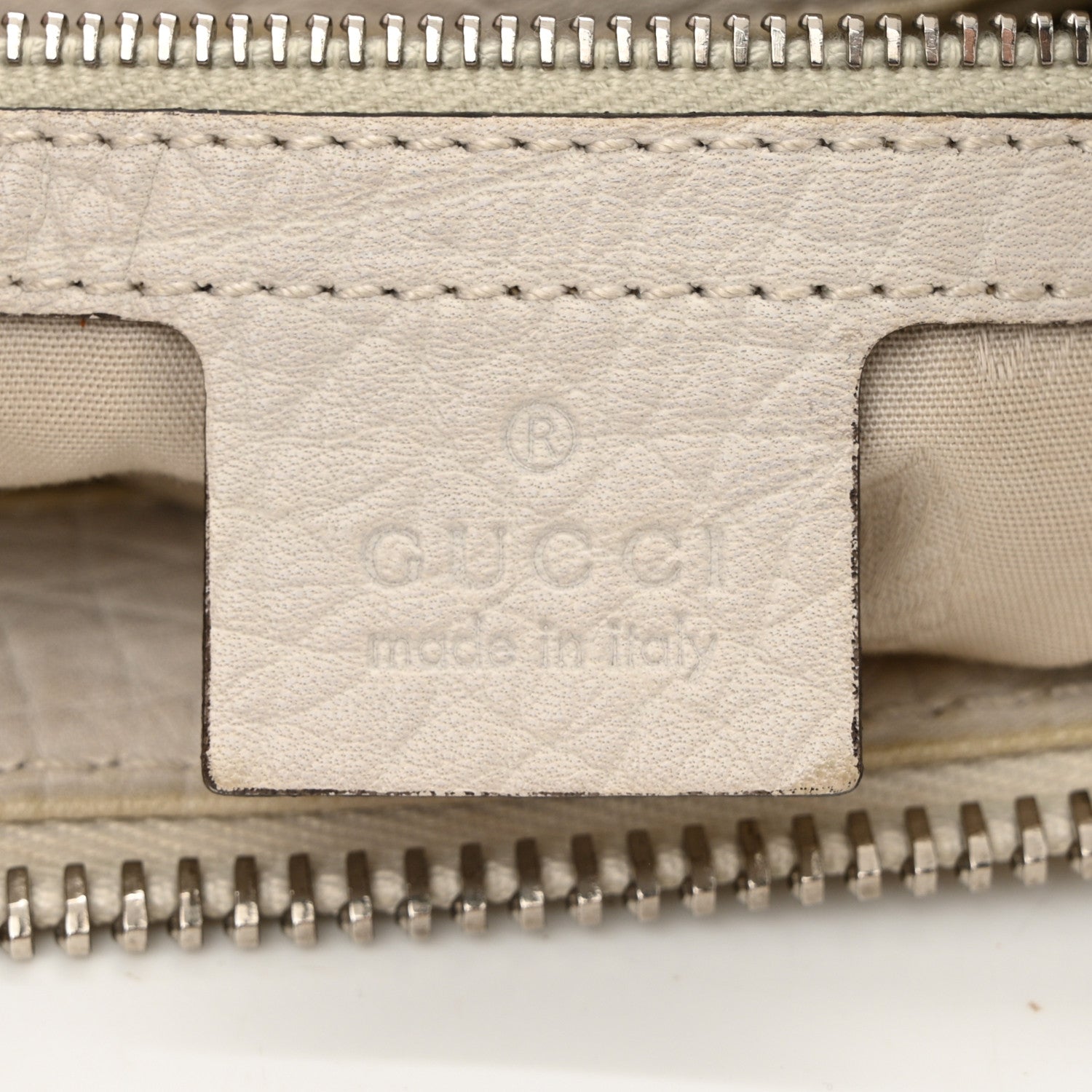 Gucci Monogram Bamboo Bar Medium Hobo Off White 6 of 11