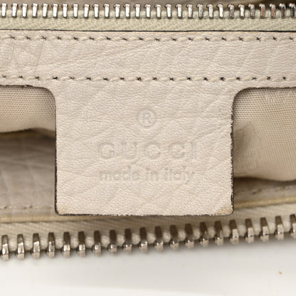 Gucci Monogram Bamboo Bar Medium Hobo Off White 6 of 11