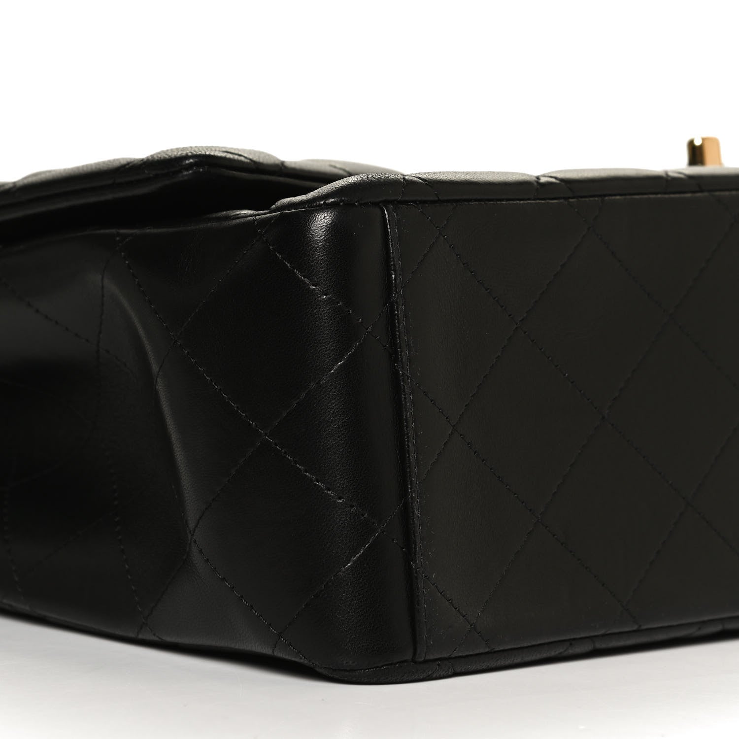 Chanel Lambskin Quilted Maxi Double Flap Black 10 of 11