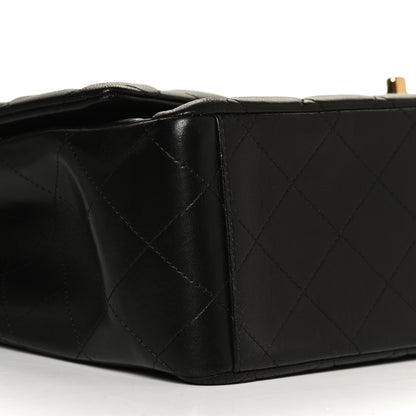 Chanel Lambskin Quilted Maxi Double Flap Black 10 of 11