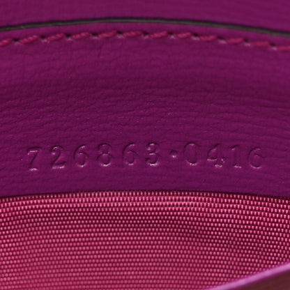 Gucci Azalea Calfskin Web Monochrome Horsebit 1955 Wallet On Strap Purple 7 of 10