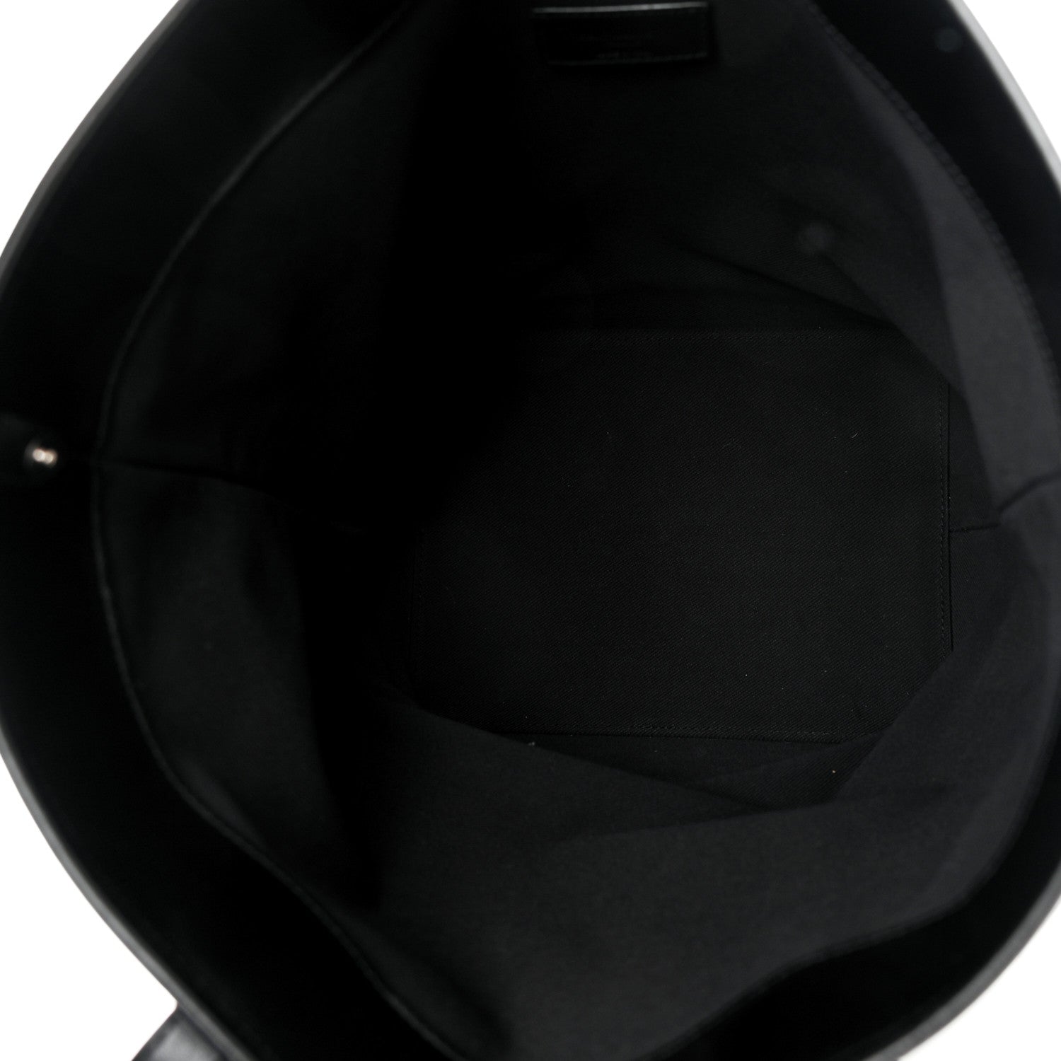 Saint Laurent Calfskin Debossed Teddy Shopping Bag Black 5 of 10