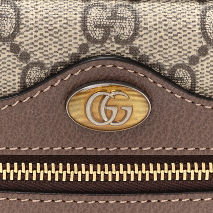 Gucci GG Supreme Monogram Web Mini Ophidia Shoulder Bag Brown 8 of 10