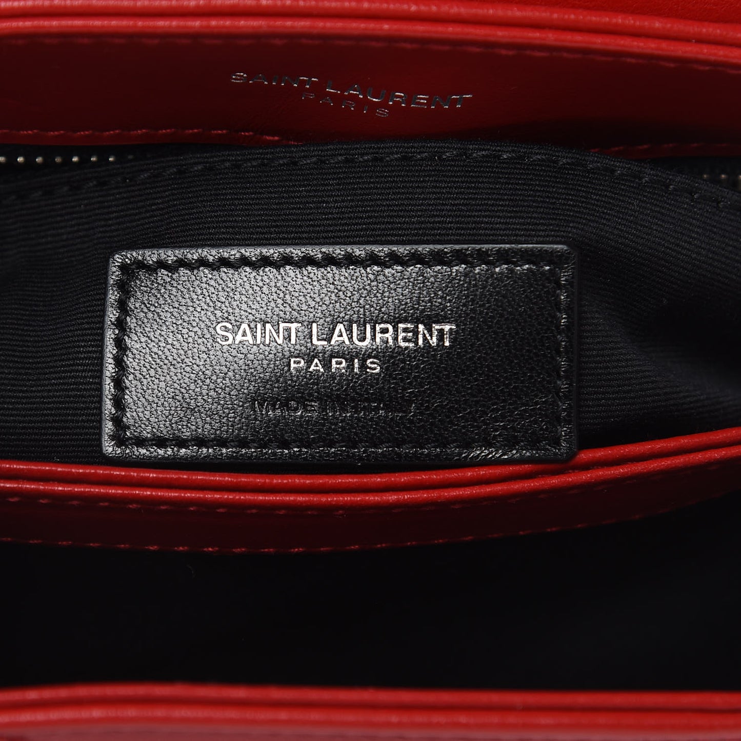 Calfskin Y Quilted Monogram Toy Loulou Crossbody Bag Rouge Eros