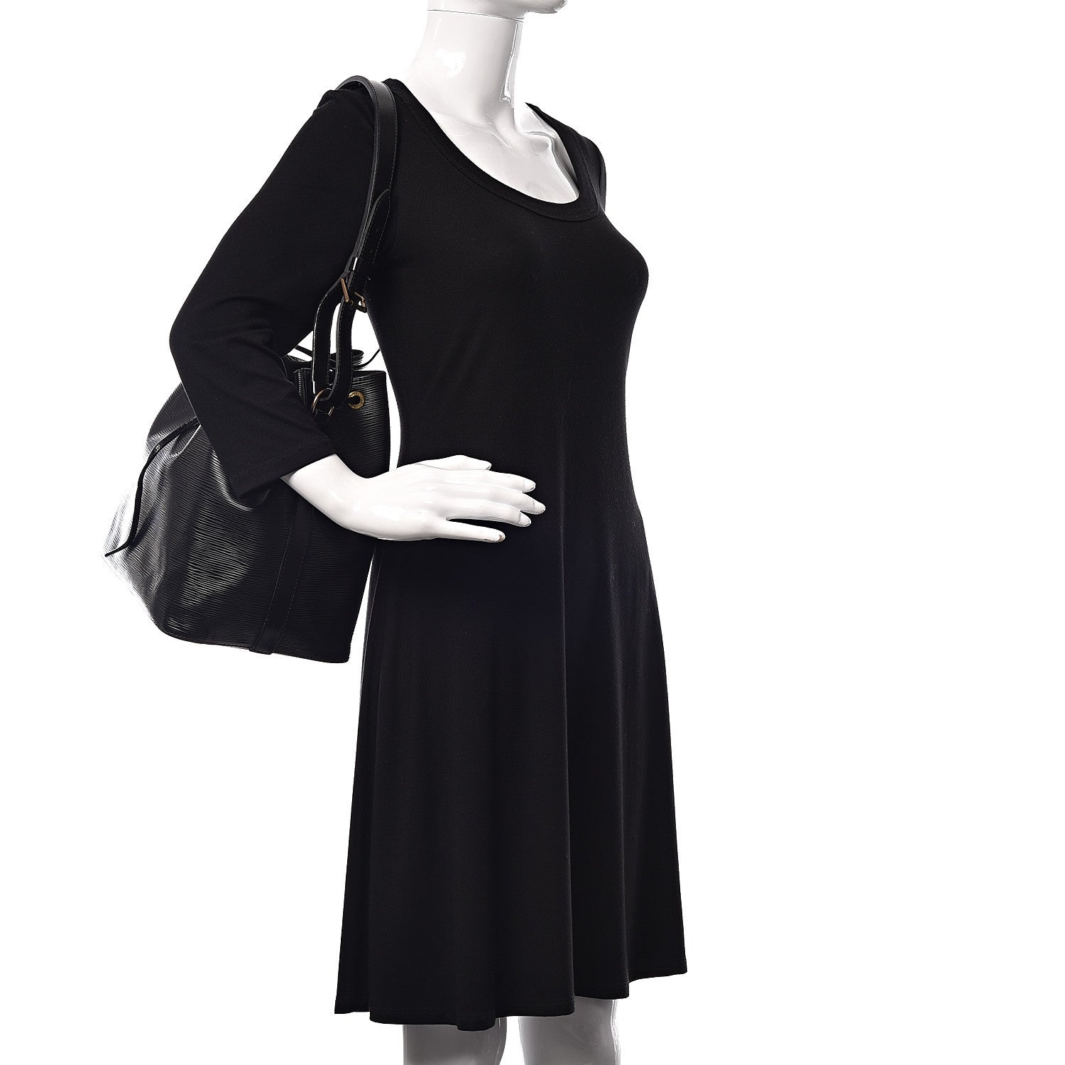Louis Vuitton Epi Petit Noe Black 3 of 17