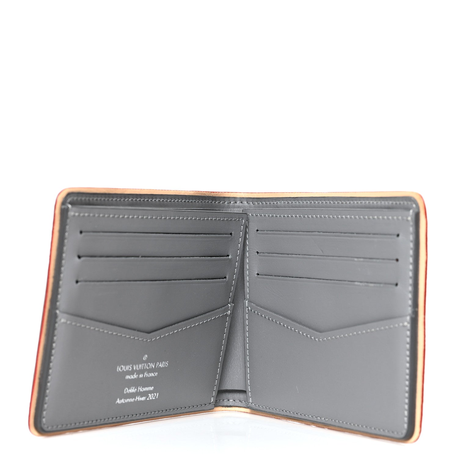 LOUIS VUITTON モノグラム　シルバー　Lサイズ Louis Vuitton Monogram Mirror Slender Wallet Silver 1120679