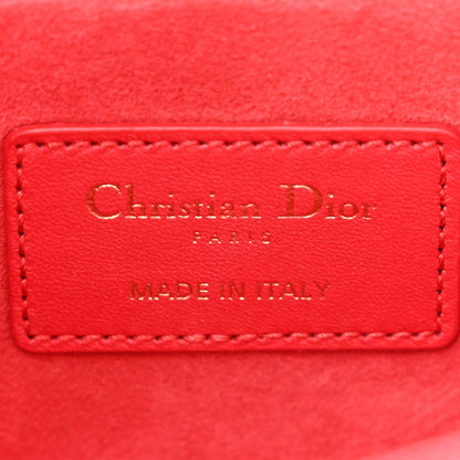 Christian Dior Lambskin Cannage Medium Lady D-Joy Red 11 of 29