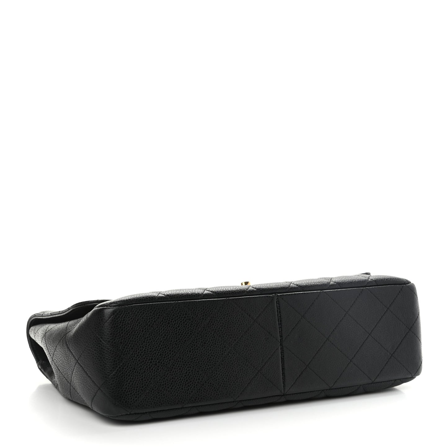 Caviar Quilted Jumbo Single Flap Black