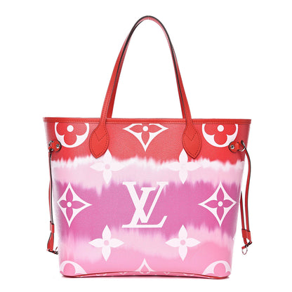 Louis Vuitton Monogram Escale Neverfull MM Rouge 1 of 11