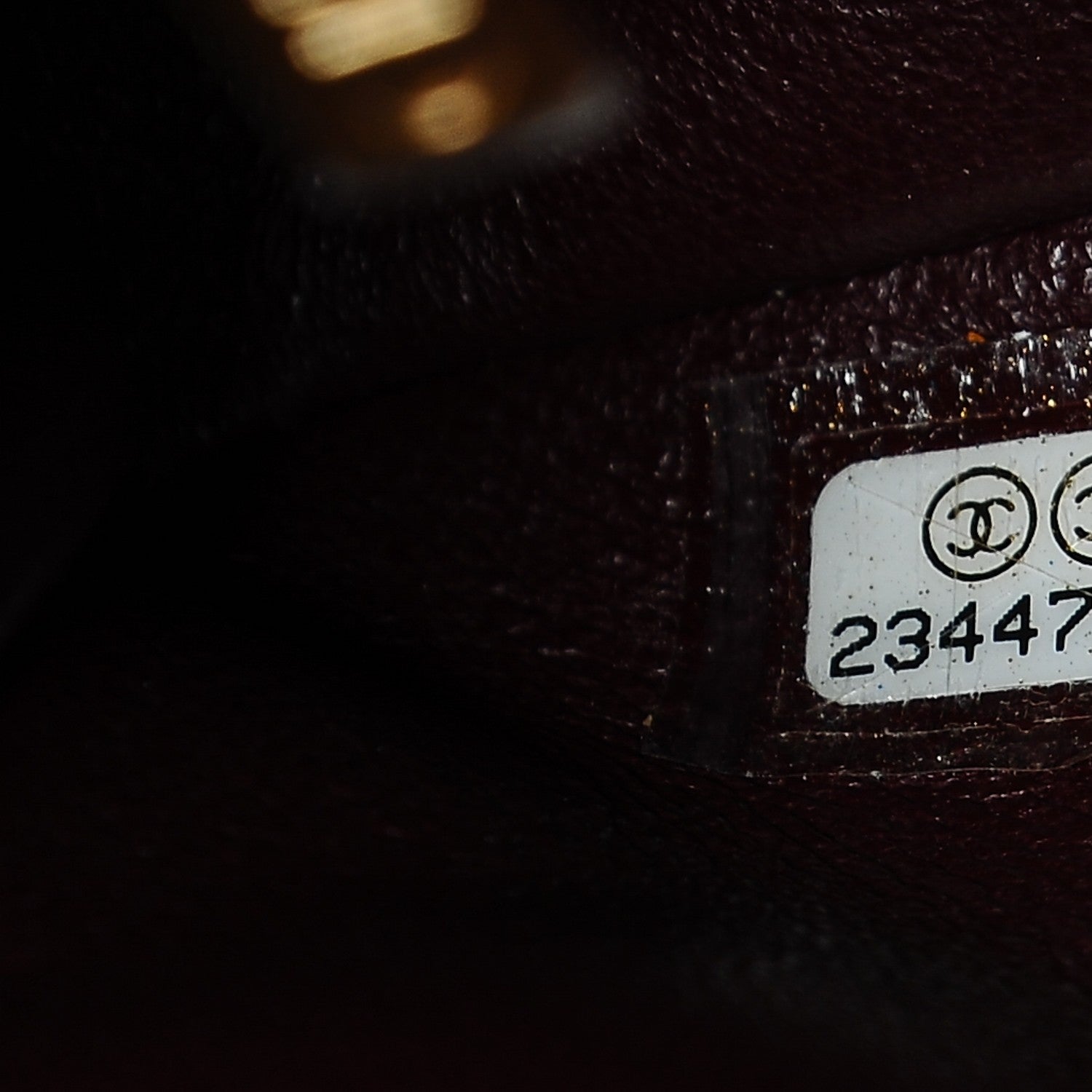 Chanel Aged Calfskin Quilted 2.55 Reissue Hanger Flap Black 7 of 7