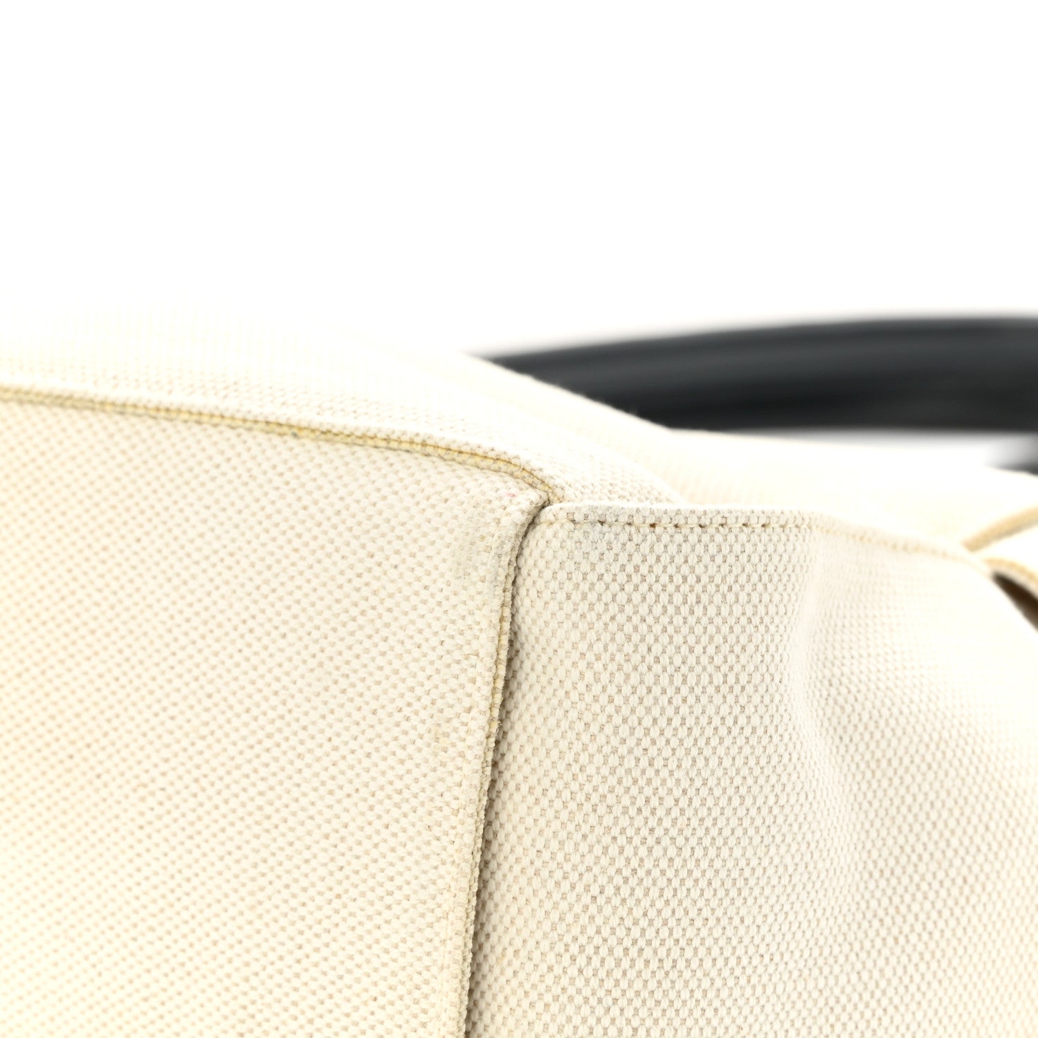 Bottega Veneta Canvas Intrecciato Large Arco Tote Beige Black 13 of 21