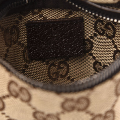 Gucci GG Monogram Double Pocket Belt Bag Dark Brown 9 of 14