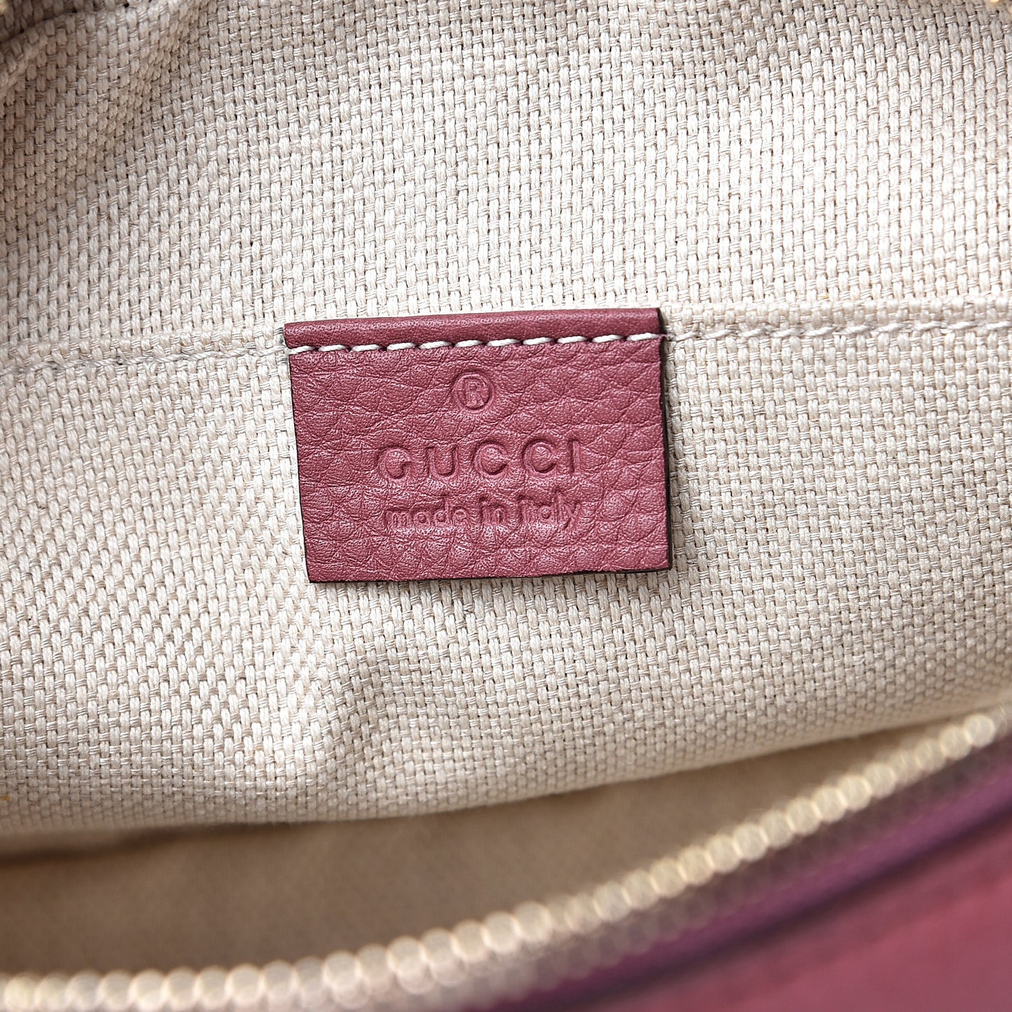 Pebbled Calfskin Small Soho Disco Bag Peonia Flower