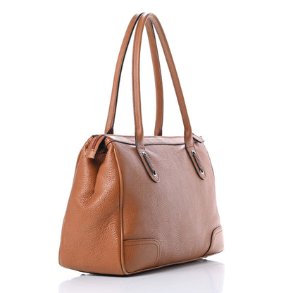 Gucci Calfskin Medium Princy Tote Cognac 3 of 15