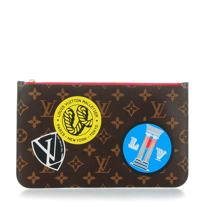 Louis Vuitton Monogram World Tour Neverfull MM GM Pochette 1 of 8