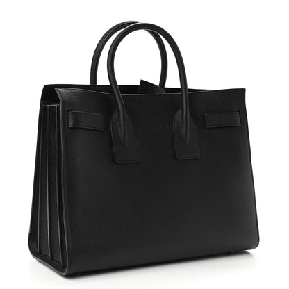 Saint Laurent Grained Calfskin Small Sac De Jour Black 2 of 11