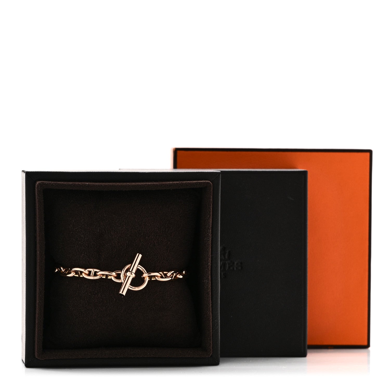 Hermes 18K Rose Gold TPM Chaine d'Ancre Bracelet 4 of 4