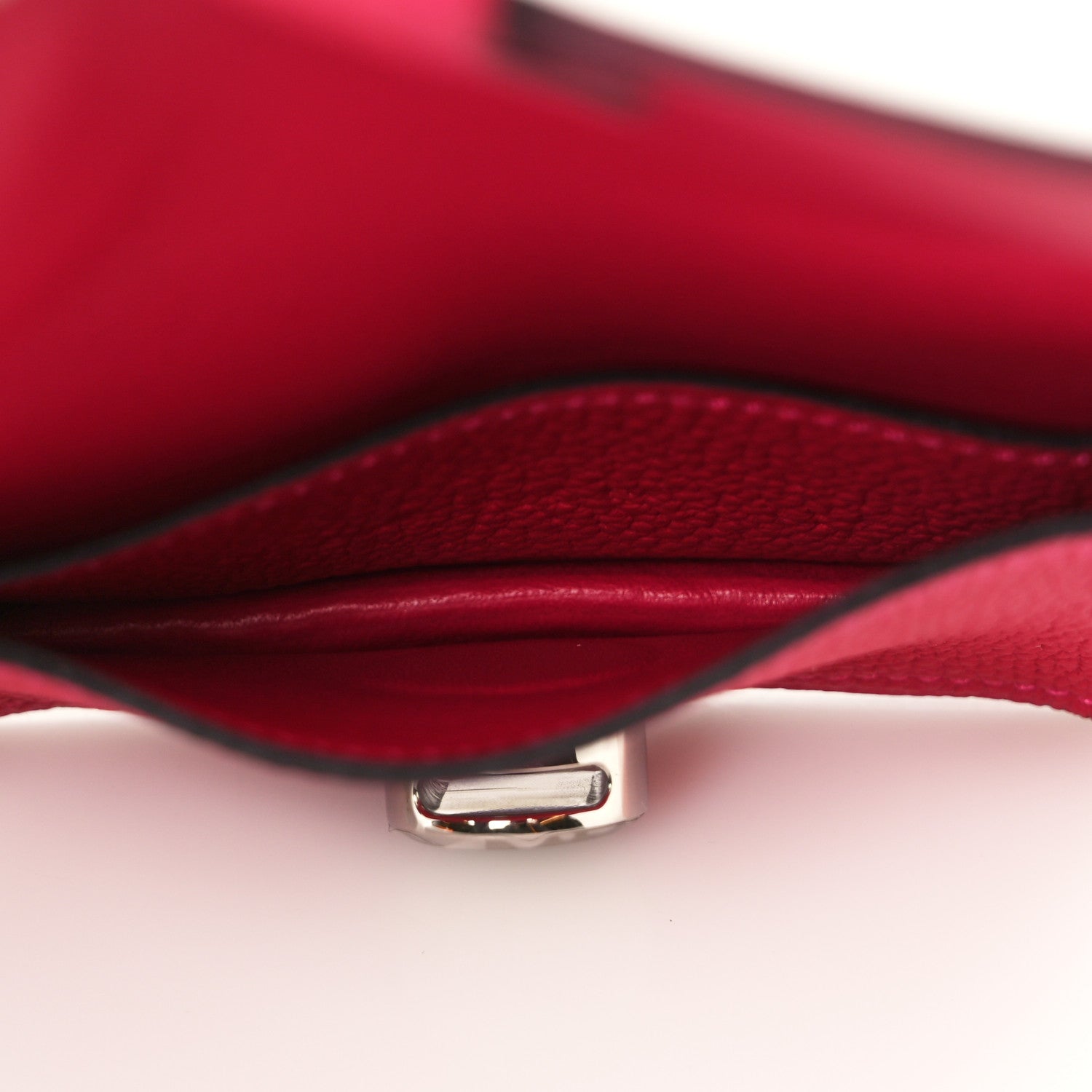 Hermes Togo Dogon Card Case Framboise 5 of 8