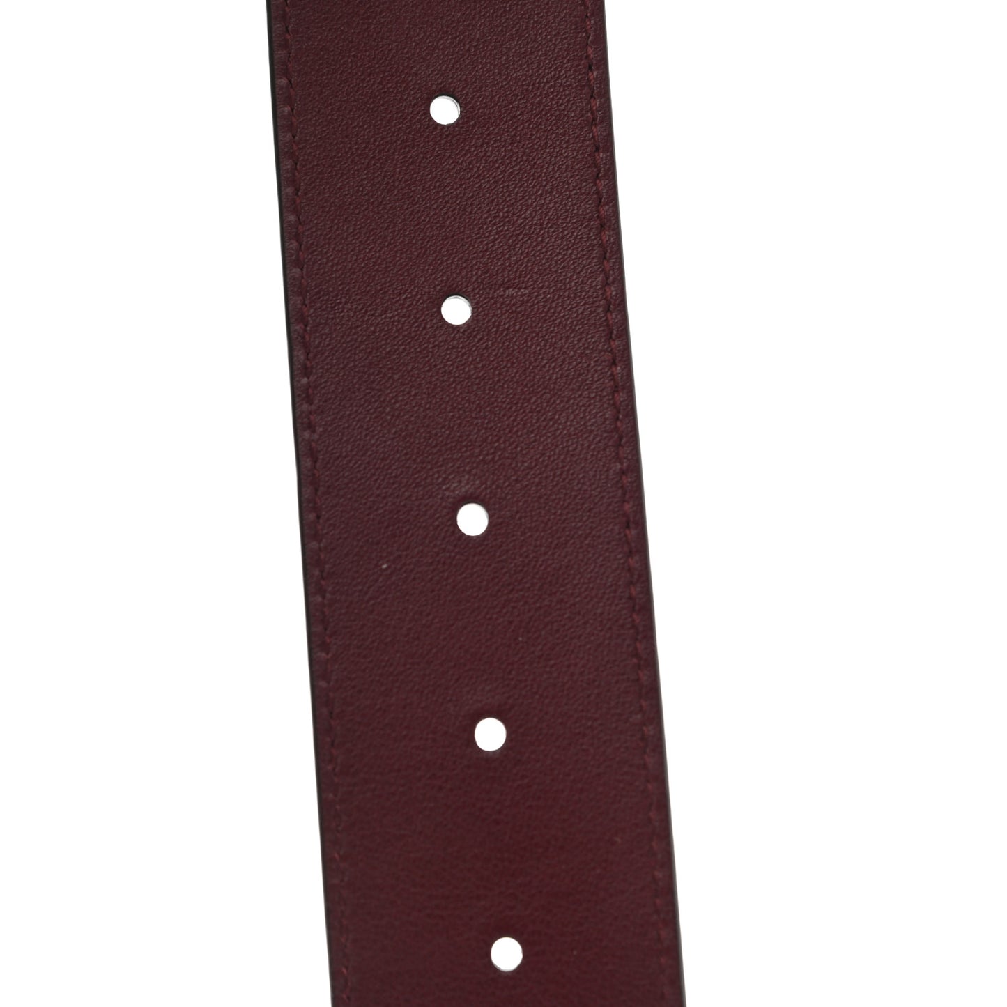 Moon Calfskin Nickel Double G 40mm Belt 90 36 Strong Red