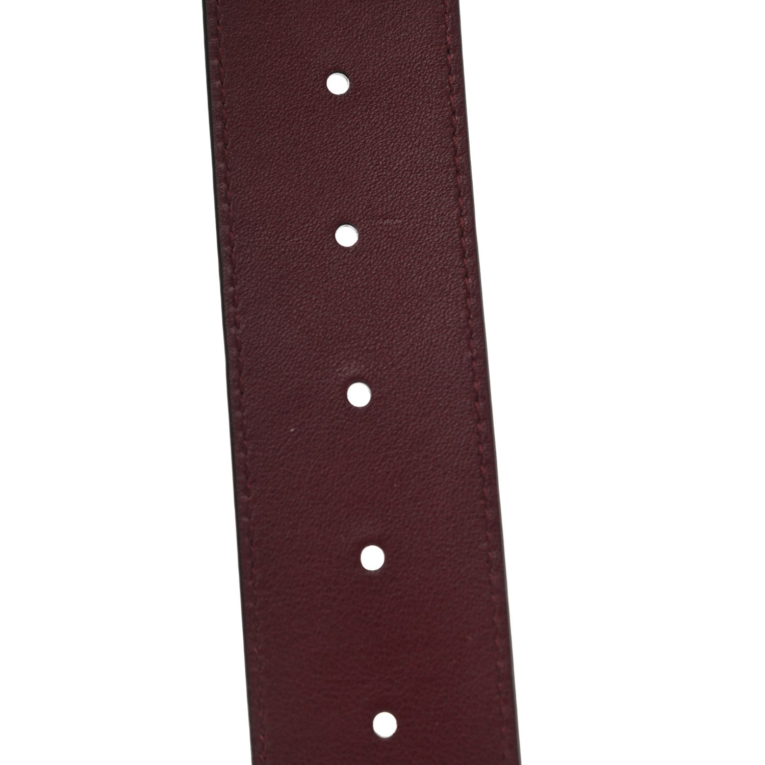 Gucci Moon Calfskin Nickel Double G 40mm Belt 90 36 Strong Red 3 of 5