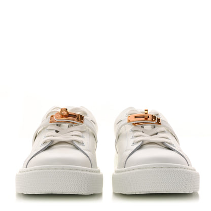 Hermes Calfskin Day Sneakers 37 White 2 of 9