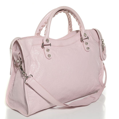 Balenciaga Agneau Giant 12 Silver Hardware City Rose Poudre Rose Petunia 3 of 11
