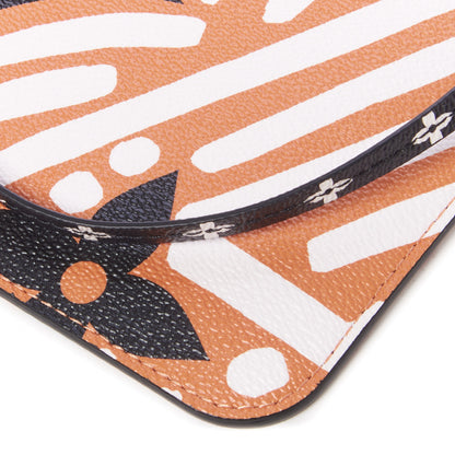 Louis Vuitton Monogram Giant Crafty Neverfull MM GM Pochette Creme Caramel 4 of 8