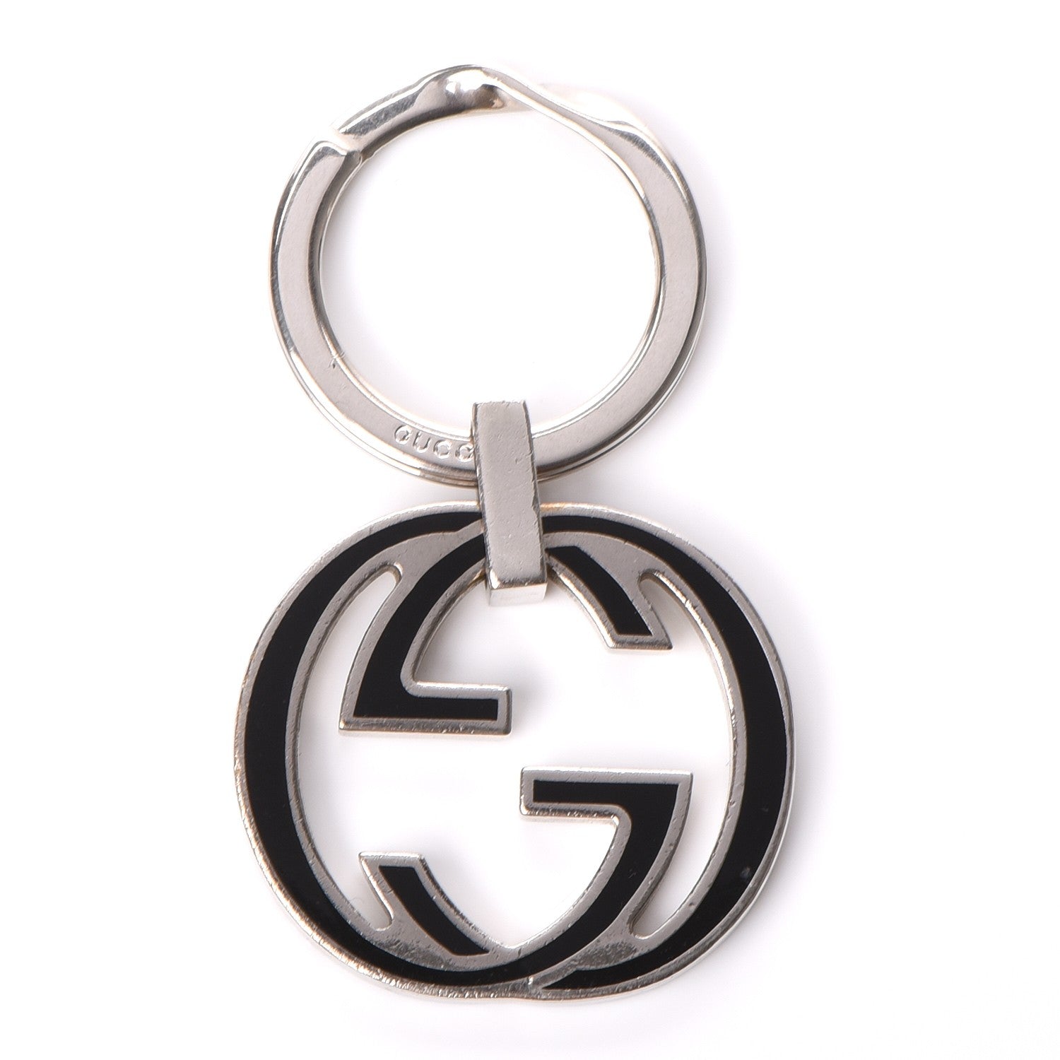 Gucci Interlocking G Key Ring Silver 1 of 5