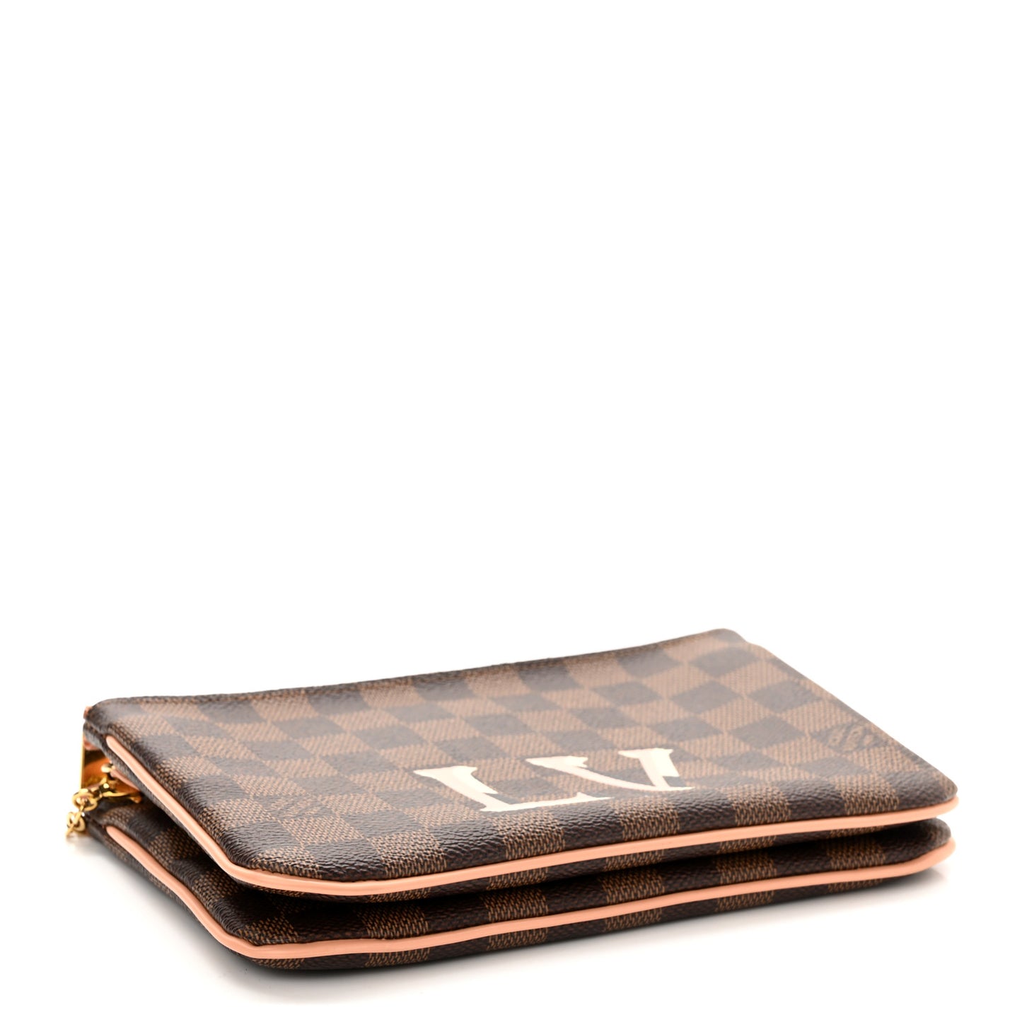 Damier Ebene Double Zip Pochette