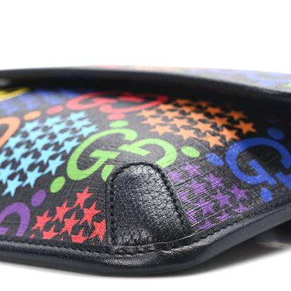Gucci GG Supreme Monogram Psychedelic Slim Belt Bag Black 10 of 10