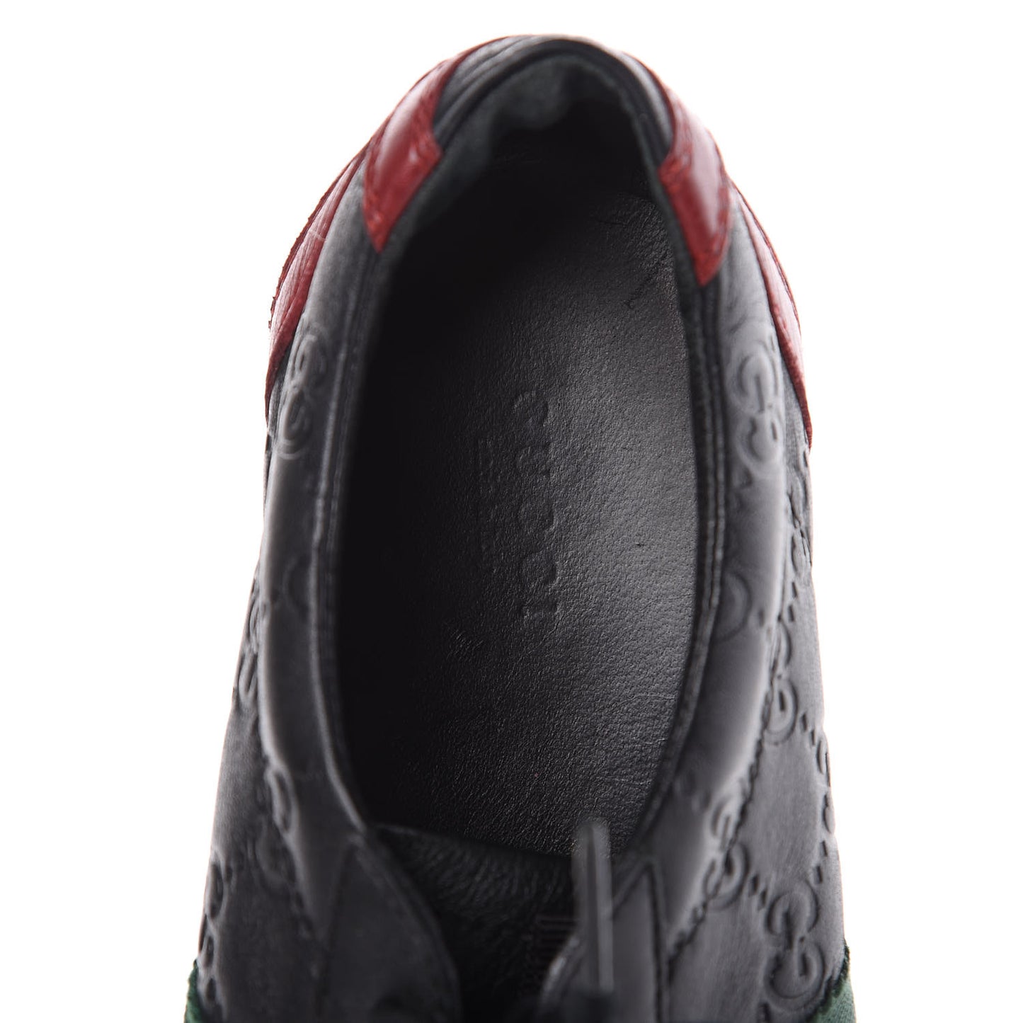 Guccissima Womens Web Sneakers 37.5 Black