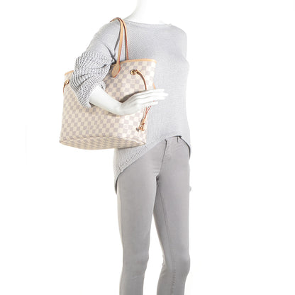 Louis Vuitton Damier Azur Neverfull MM 2 of 8