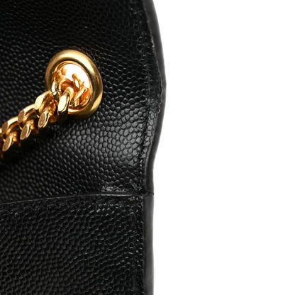 Saint Laurent Grain De Poudre Classic Monogram Kate Tassel Chain Wallet Black 12 of 12