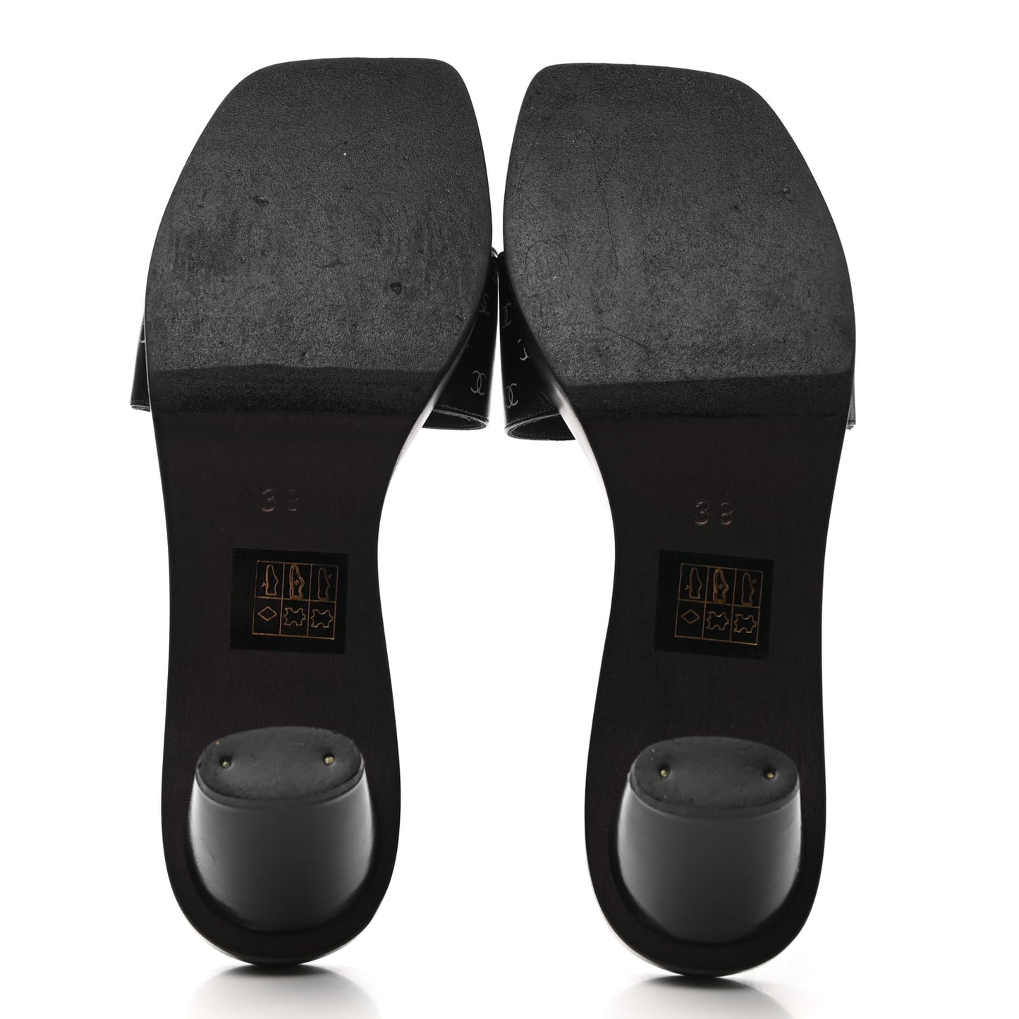 Lambskin Mules 38 Black